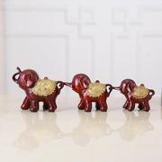 泰国树脂工艺品大象家居用品，三只象创意，s装饰品大象摆件