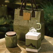 2024陶瓷罐茶叶礼盒装空盒白茶龙井茶绿茶茶叶包装盒空盒定制