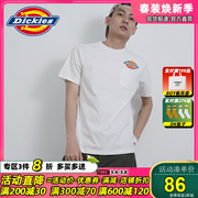 dickies潮牌短袖t恤男口袋logo印花夏季休闲棉短tee7581