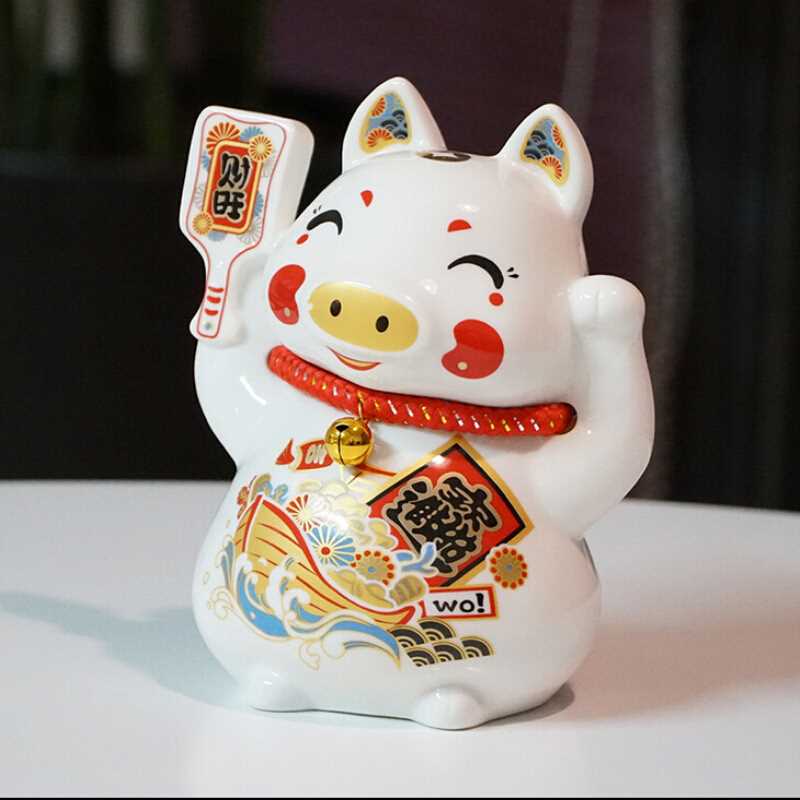 陶瓷小猪存钱罐储钱罐 创意陶瓷大号储蓄罐可爱小猪生日开业礼物在类目 节庆用品/礼品, 创意礼品, 储蓄罐中 - 来自Buy2taobao.com提供专业的淘宝代购服务