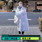 2023冬韩版棉服，女中长款宽松学生羽绒，棉袄加厚面包服外套