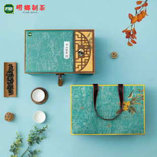 2024年新茶上市崂山绿茶春茶礼盒，240g特级豆香包装随机