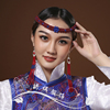 蒙古族皮绳发带男女通用蒙古舞蹈演出头饰可调节少数民族头饰发饰