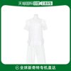韩国直邮CUVICA蕾丝领子dobi棉短袖两件套女性睡衣 W954