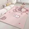 儿童地毯客厅卧室卡通pvc可擦洗皮革沙发茶几地垫家用防滑垫