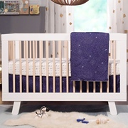 婴儿床实木多功能费雪新生儿宝宝床游戏床bb床拼接大床可转成人床
