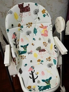 爱音c055儿童餐椅坐垫座垫，套配件五点安全带，c009宝宝椅保暖垫适合