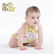 童泰婴儿连腿肚兜纯棉新生儿夏季薄款四季通用肚脐兜宝宝护肚单条