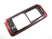 诺基亚手机外壳 NOKIA E90前壳 面板 带镜面 红色
