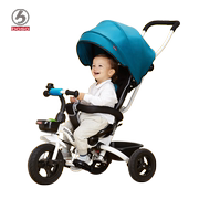 2023婴幼儿童三轮车脚踏车1-3周岁折叠小车子婴儿手推车宝宝童车