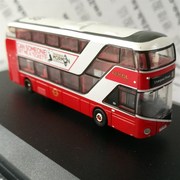 伦敦 新路霸 巴士公交车模型 银 LT60 GAHG 比例148 牛津 车长75m