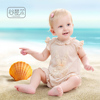女婴儿连体衣夏装纯棉宝宝，夏季公主哈衣新生儿，衣服0-1岁3个月爬服