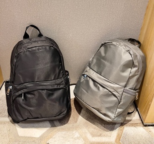 韩版大容量背包简约休闲通勤电脑包防水轻便尼龙布旅行双肩包