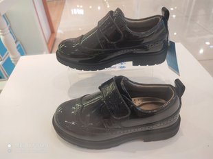 斯乃纳童鞋2021秋新男童皮鞋儿童经典真皮学生演出单鞋1320711H