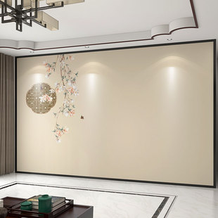 墙纸定制3d立体古典花鸟电视背景墙壁纸客厅，装饰壁布卧室墙布壁画