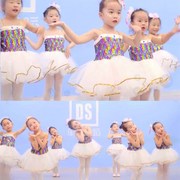 六一儿童演出服蓬蓬裙幼儿园宝宝中班现代舞可爱公主裙女童舞蹈服