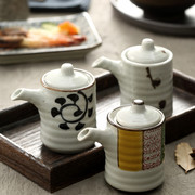 调料壶调味壶醋壶酱油壶，古朴日式陶瓷，油壶餐厅用调料瓶个性调味瓶