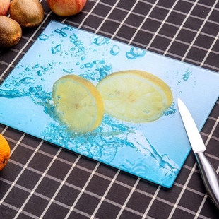 加厚钢化玻璃防弹菜板厨房家用航空砧板切菜辅食水果案板