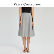 Vesas Collection唯尚女装 半身裙职业通勤ol气质显瘦中长裙S0680