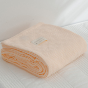 定制毛巾被纯棉纱布单人午睡夏季薄款小毯子办公室沙发用盖毯空调