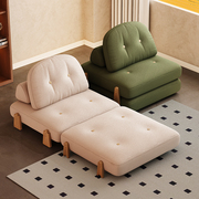 多功能沙发床折叠两用2024懒人沙发单人小户型客厅实木伸缩床