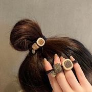 水钻珍珠头绳，女韩国复古发圈气质高级发绳橡皮筋，女扎头发饰