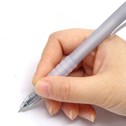 点石中性笔学生用按动式水笔0.5签字黑笔0.38防疲劳考试作业办公