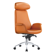 时尚创意老板椅简约电脑椅品牌牛皮办公椅现代总裁转椅商务大班椅