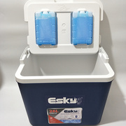 esky保温箱26l冷藏箱，保鲜箱户外冰箱车载冰，包带冰砖送冰袋8只