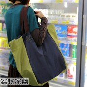 超大容量加厚收纳可折叠超市购物袋手提软，购物包高强度环保袋买菜