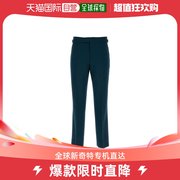 香港直邮潮奢 Vivienne Westwood 男士Sang 深绿色羊毛裤子