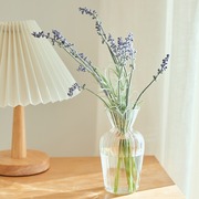 北欧文艺仿真花紫色薰衣草家具客厅花瓶插花装饰假花拍照道具花