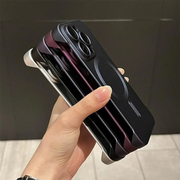 适用苹果14pro手机壳iphone13max新品apple15无边框ip12强力磁吸ip16半包por硬壳pm超薄肤感磨砂prom夏季peo