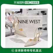 韩国直邮nine west凉鞋女士浅粉色休闲个性百搭时尚潮流NW393