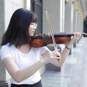 阿斯顿维拉复古哑光小提琴乌木配件初学考级演奏专业级小提琴