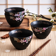 hellokitty日式复古拉面碗单个家用碗碟套装创意陶瓷饭面碗吃饭碗