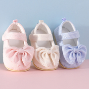 6-12个月婴儿鞋春秋款防t滑软底学步鞋0-1岁女宝宝小公主单鞋防掉