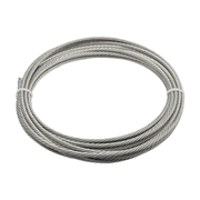 304不锈钢钢丝绳4/5/6/8/10/12/16mm晾衣架钢丝绳起重钢丝绳包塑
