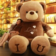 大熊毛绒玩具泰迪熊熊猫公仔特大号抱抱熊可爱布娃娃女孩玩偶抱枕