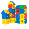 儿童大块拼插方块房子，积木宝宝2-3岁男女孩，塑料益智拼装数字玩具