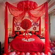 挂件整套新房绢花窑洞结婚房间布置装饰品婚房婚套装花球装扮加厚