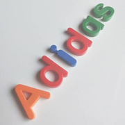 卡装数字英文磁性贴塑料吸磁儿童学习玩具26英文字母大小写