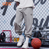 有志者UZIS美式运动裤子男夏季薄款梭织篮球卫裤束脚训练长裤印记