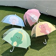 韩国ins卡通动物儿童雨伞晴雨两用伞宝宝幼儿园超轻便遮阳反光条