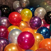 节日庆典派对场景布置店铺开业装饰拱门立柱路引加厚圆形珠光气球