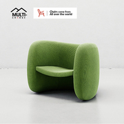 北欧简约个性沙发椅客厅单人沙发设计师创意阳台休闲椅意式极简椅