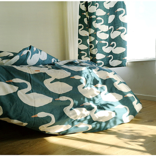 纯棉床单床笠枕套被套1.2m1.5米1.8m2单人，宿舍双人被罩单件