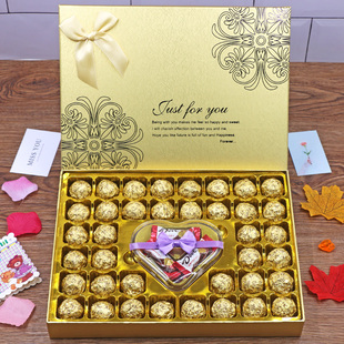德芙巧克力礼盒装送男女生女朋友儿童闺蜜创意生日新年情人节礼物