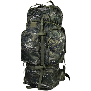 户外战术行李旅行背包，大容量防水登山包男女双肩，背囊迷彩115升