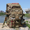 新式迷彩双肩包男户外军，版511战术背包大容量，旅行登山包行山背囊